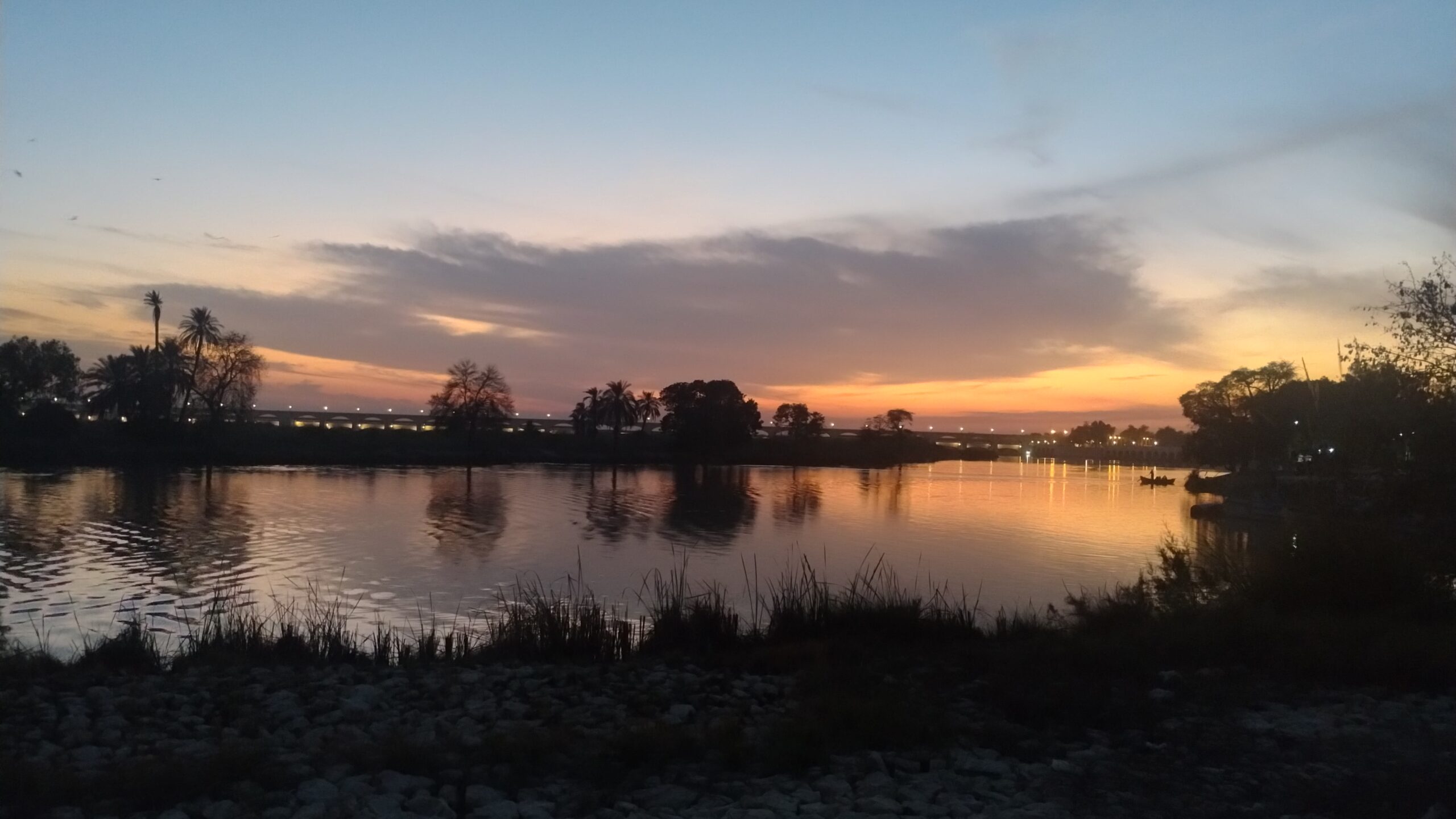 The Indus flows
